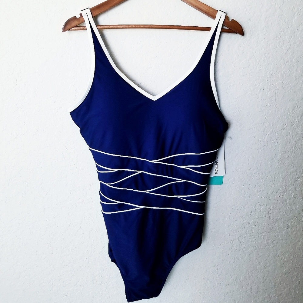 One Piece Bathing Suit w/Tummy Control | Sea …